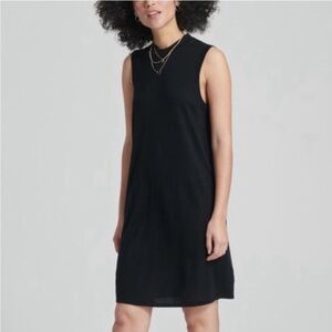 NAADAM Summer Silk Cashmere Shift Dress Size Medium